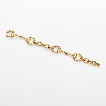 Gucci, armband "Horsebit", 18K guld. Märkts Gucci Made in Italy.