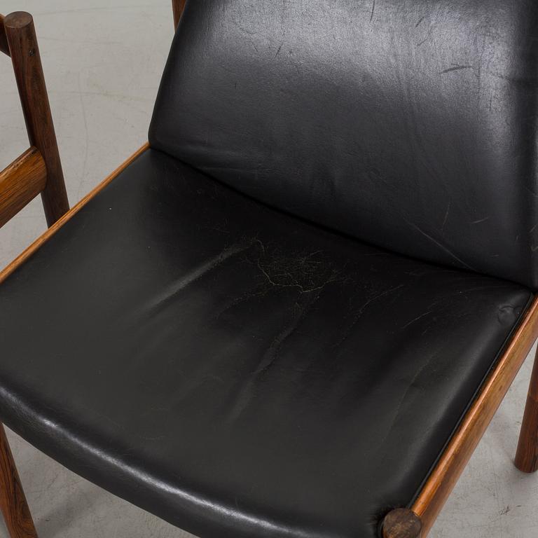 2 pcs of chairs, Sven Ivar Dysthe, Dokka furniture, Norway,