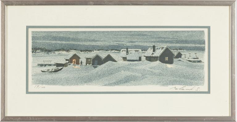 Roland Svensson, "Vinterstämning", "Snö och is".