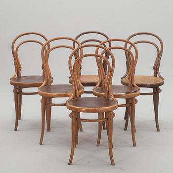STOLAR, 6 st. Thonet. 1900-talets första hälft.