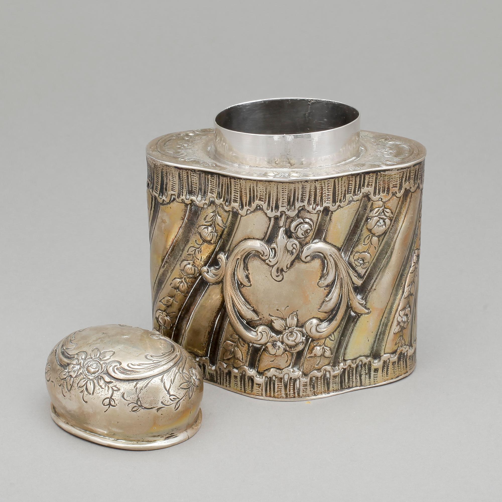 TEDOSA, silver, barockstil, Tyskland, omkring sekelskiftet 1900. Vikt ca 230g.