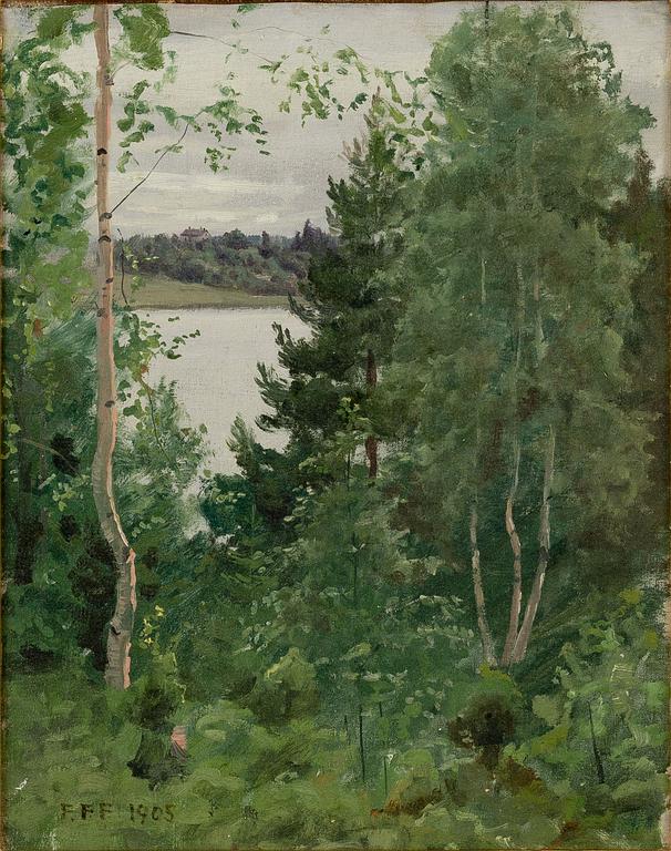 FELIX FRANG-PAHLAMA, A LUSH LANDSCAPE.