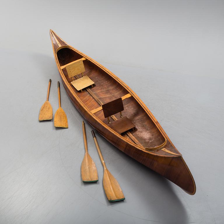 A CANOE. Manufactured by ABC, Kungälv (AB bröderna Claesson). 1960s. Signed with label.