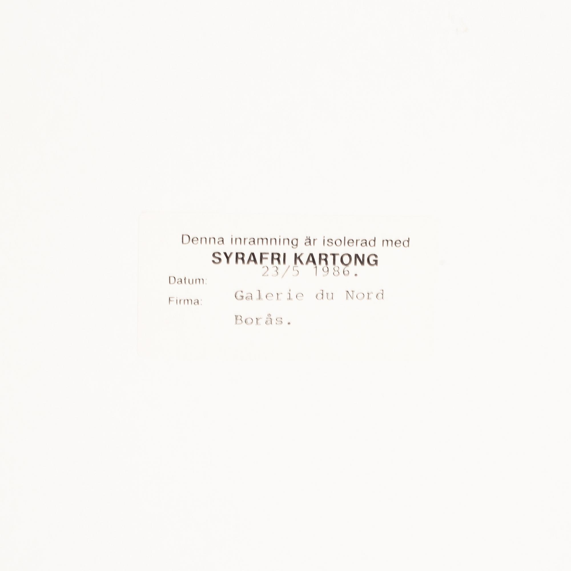 Victor Vasarely, färglitografi, 1940, signerad 52/75.