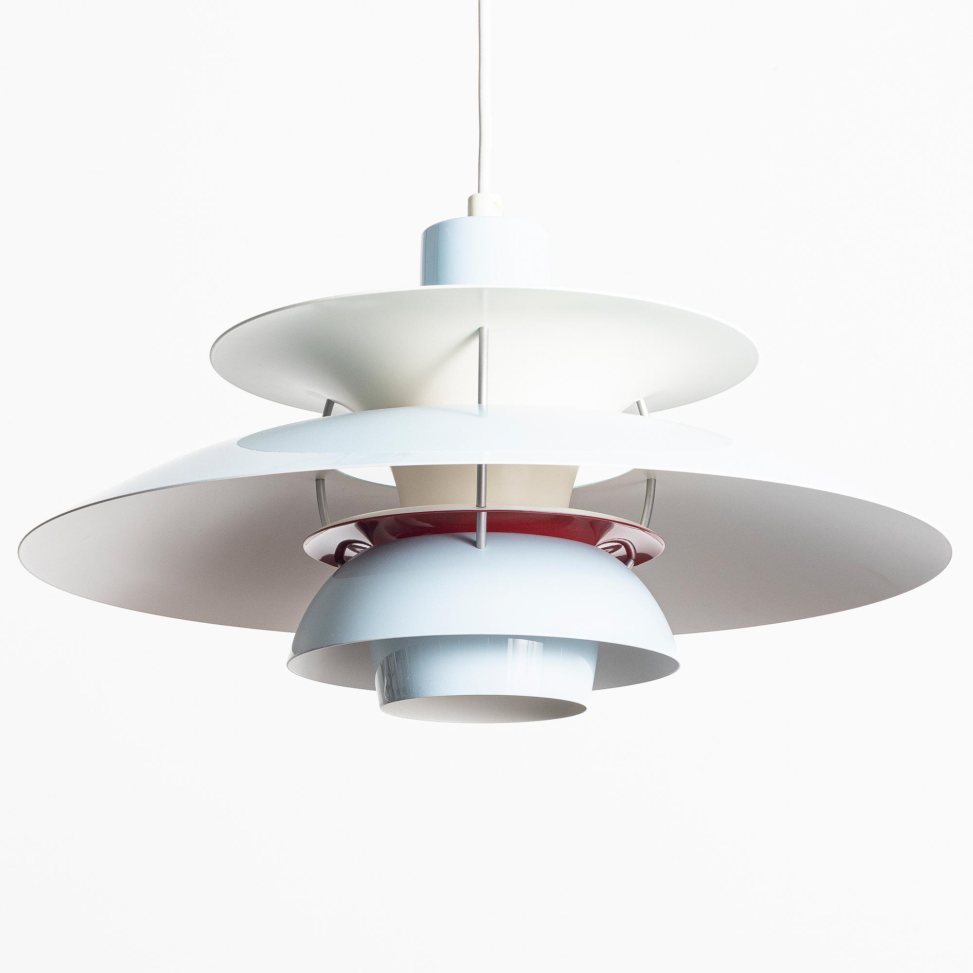 Poul Henningsen, a 'PH5' ceiling lamp, Louis Poulsen, Denmark.