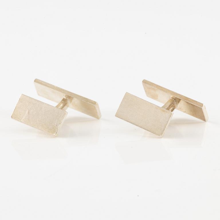 Wiwen Nilsson, a pair of cufflinks, sterling silver, Lund 1958.