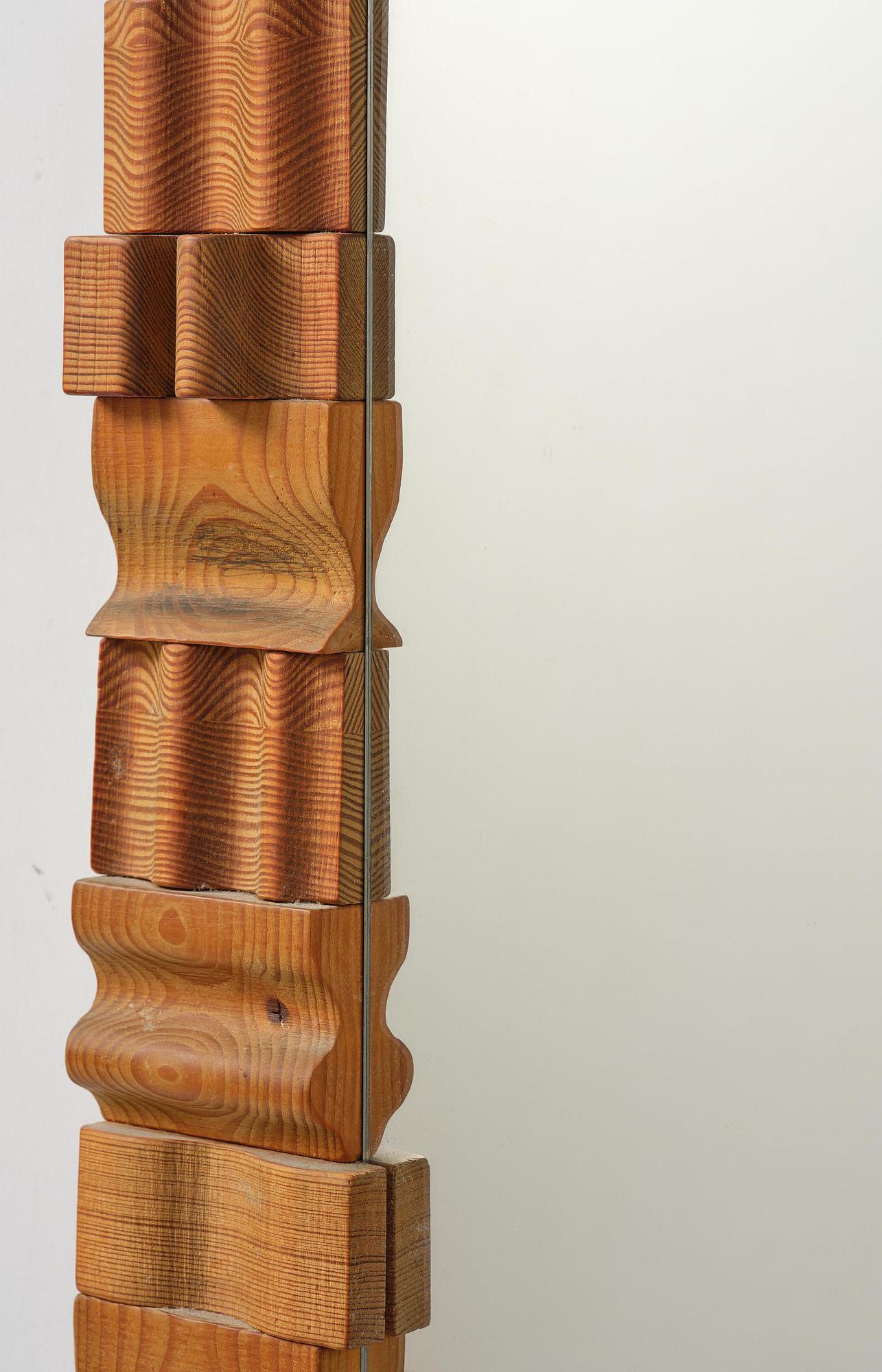 Gunnar Kanevad, a mirror, executed in his own studio, Linköping, 1980.