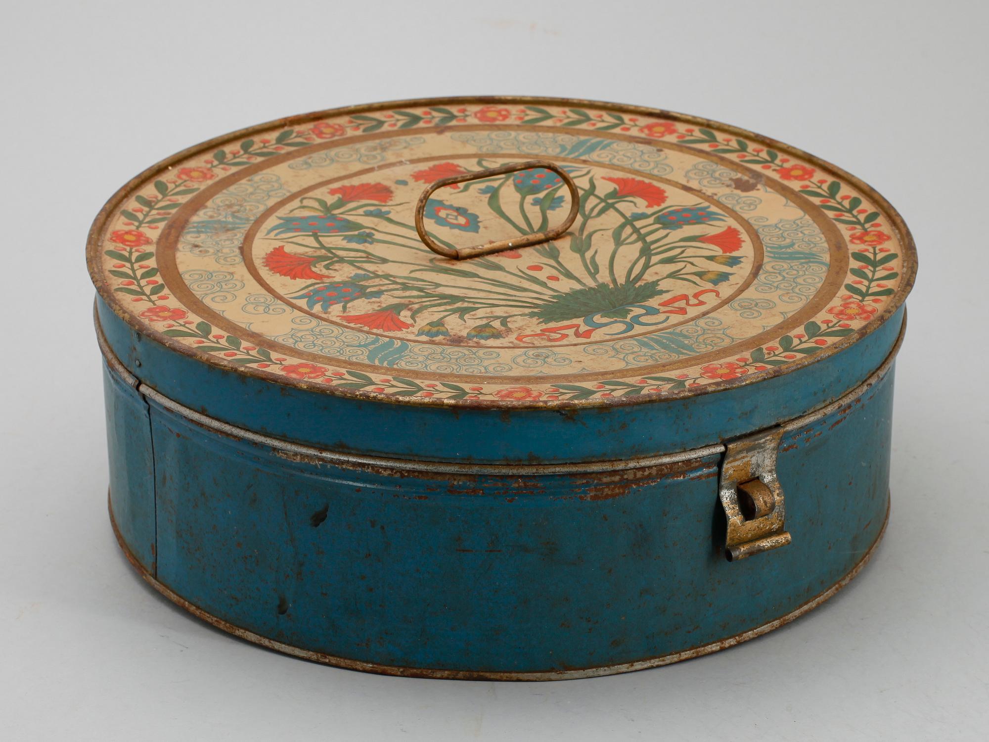 PLÅTBURK, jugend, sekelskiftet 1900.