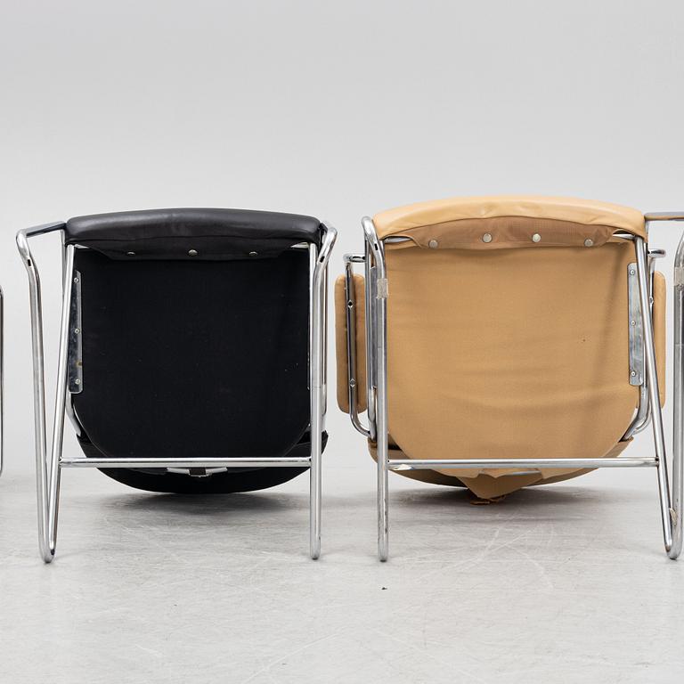 Sam Larsson, four 'Sam' chairs, Dux, 1980's.