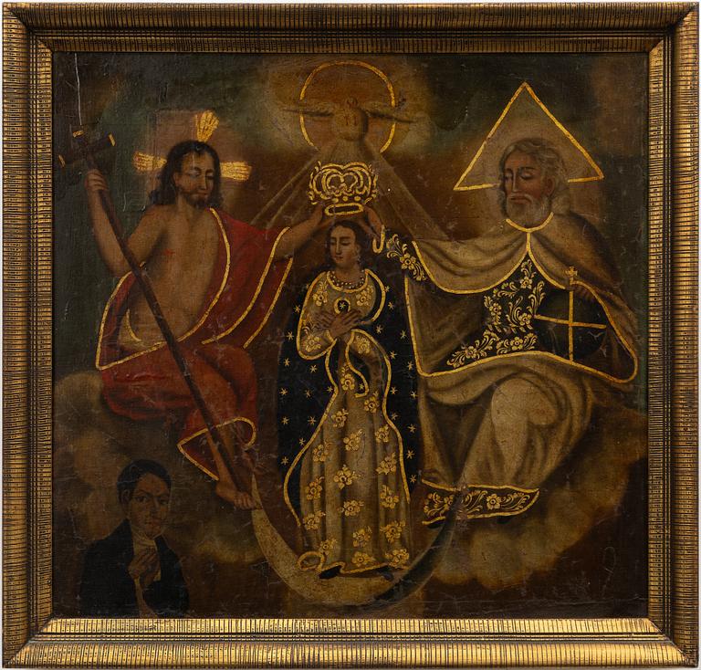Unknown artist, 19th century. Marie crowning.