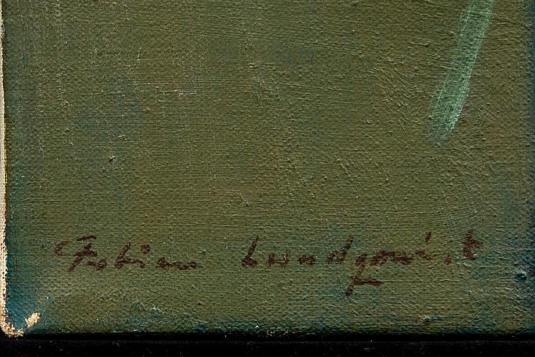 Fabian Lundqvist, oil on canvas signed.