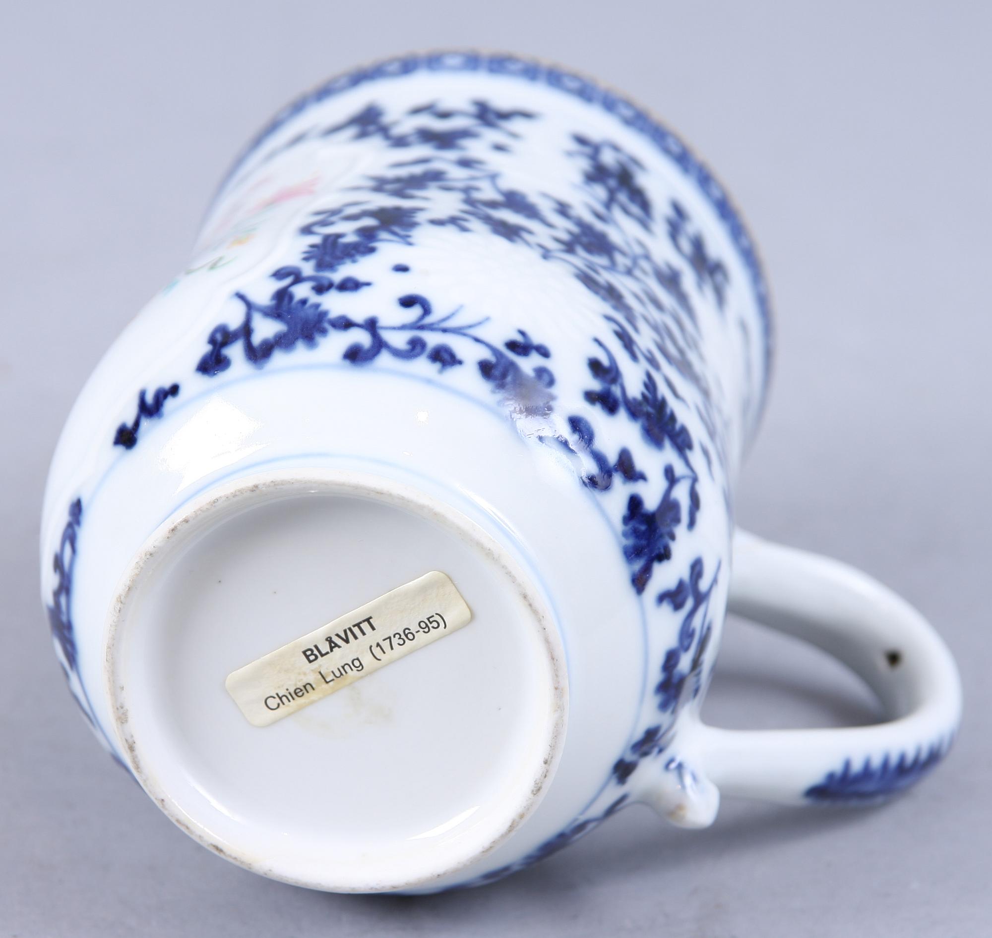 MUGG, porslin, Kina, 1700-tal.