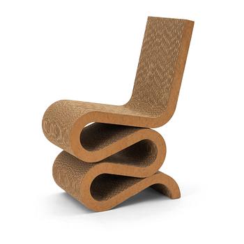 102. Frank Gehry, a "Wiggle Side Chair", Vitra, post 1992.