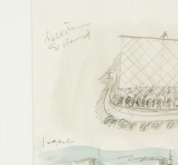 Gösta Werner, Historical ships.