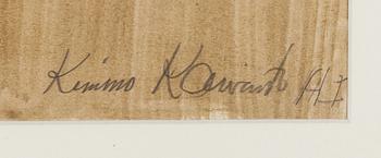 Kimmo Kaivanto, gouache, signed.