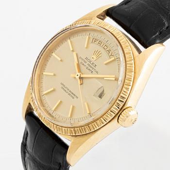 Rolex, Oyster Perpetual, Day-Date, "Bark Finish", armbandsur, 36 mm.