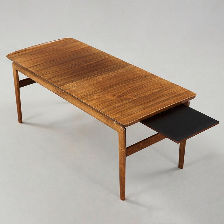 PETER HVIDT & ORLA MØLGAARD NIELSEN, a palisander sofa table, France & Son, Denmark 1960's.