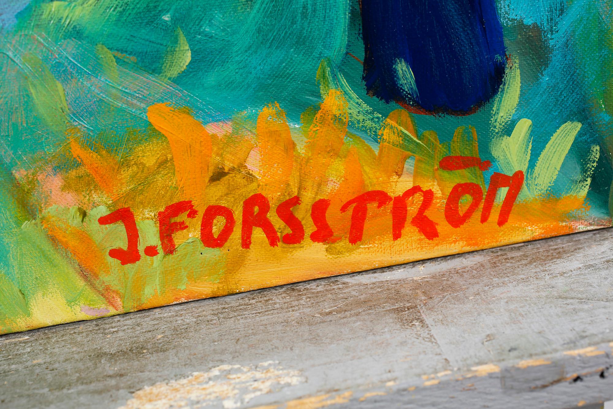 JONNY FORSSTRÖM, olja på duk, signerad J Forsström.