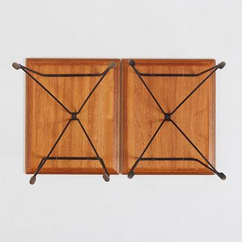 Hans-Agne Jakobsson, a pair of side tables, model "S 608", Hans-Agne Jakobsson AB Åhus/Markaryd, 1950s.