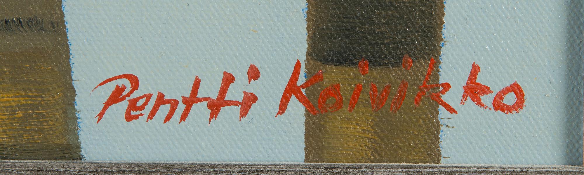 Pentti Koivikko, "Hiljentynyt piha".