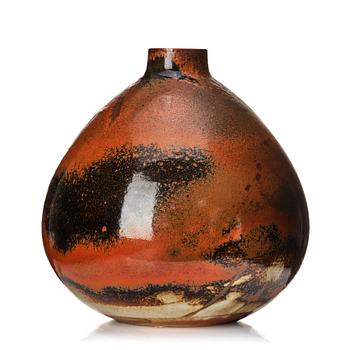 109. Carl-Harry Stålhane, a unique stoneware vase, Designhuset, Sweden 1970-80s.