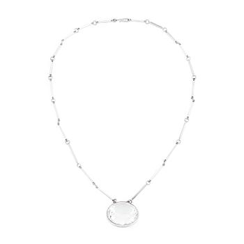 Wiwen Nilsson, hängsmycke, Lund 1965, sterling silver och bergkristall.