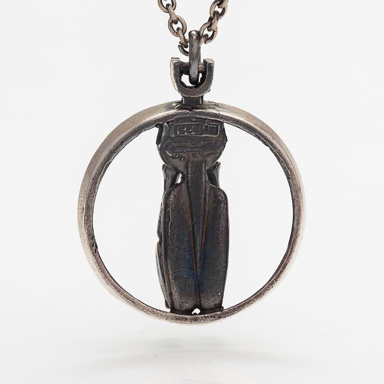 Jorma Laine, Kaulakoru "Mörökölli", sterlinghopeaa. Turun Hopea, Turku.