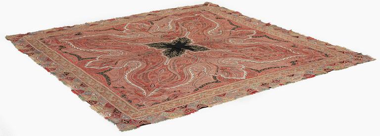 An Indian Kashmir shawl, second half of the 19th century, c. 196 x 196 cm.