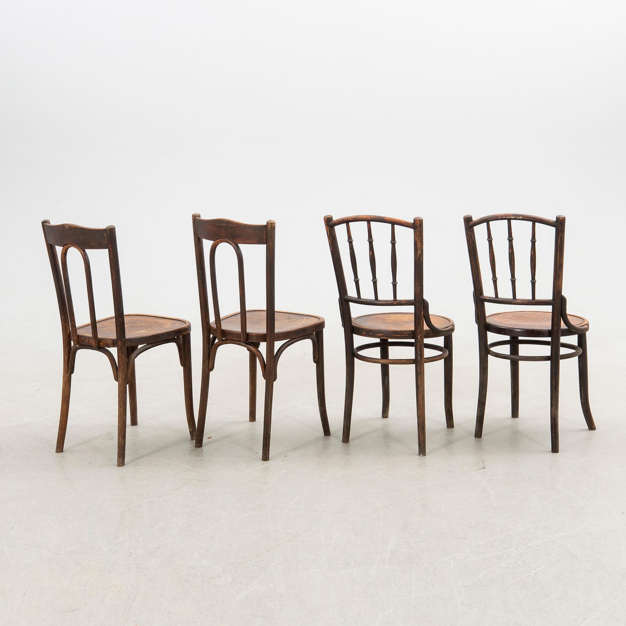 Stolar, 4 st, 1900-talets första del.