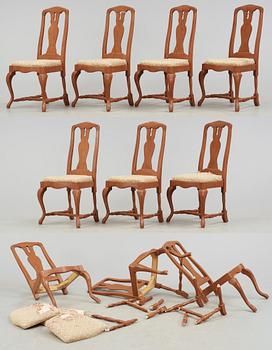 STOLAR, 9+1 st, senbarockstil, 1900-talets slut.