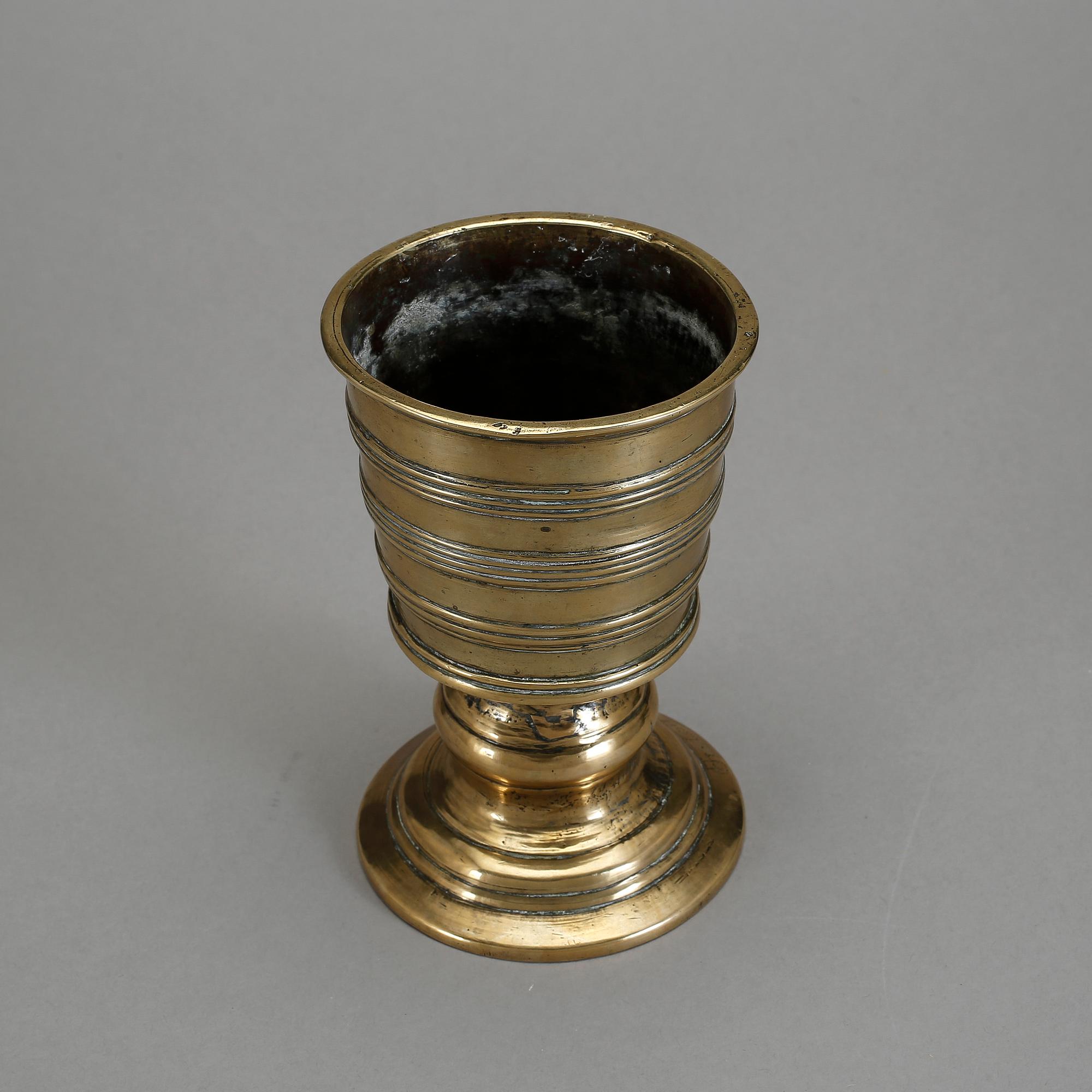 BÄGARE, mässing, 1700/1800-tal.