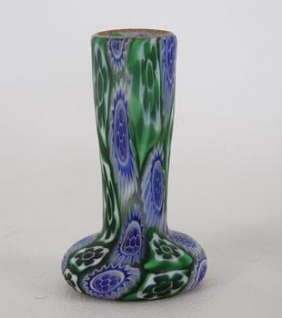 VASER, 2 st, glas, sk millefiore.