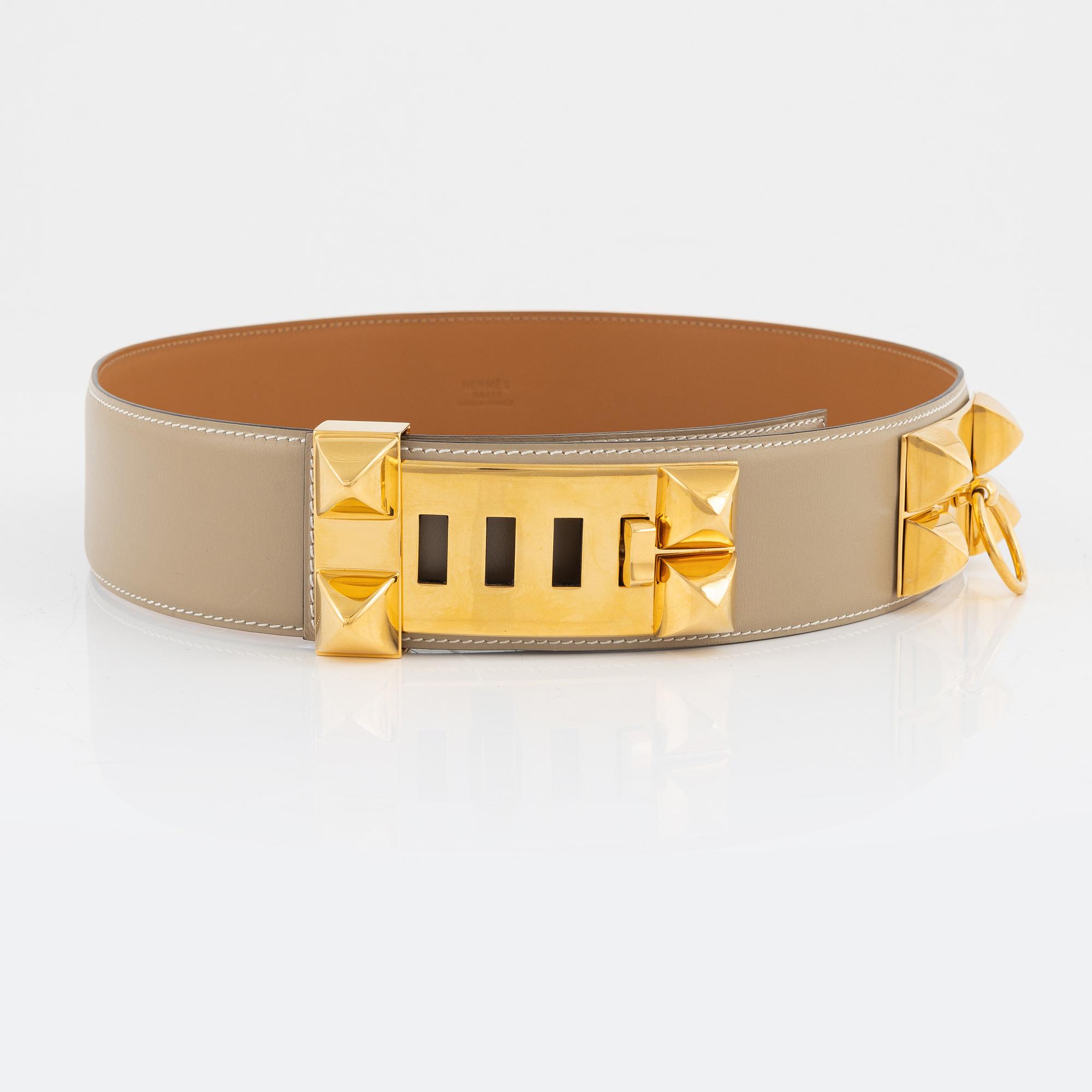 Hermès, skärp, "Collier de Chien", 2003, Storlek 75.