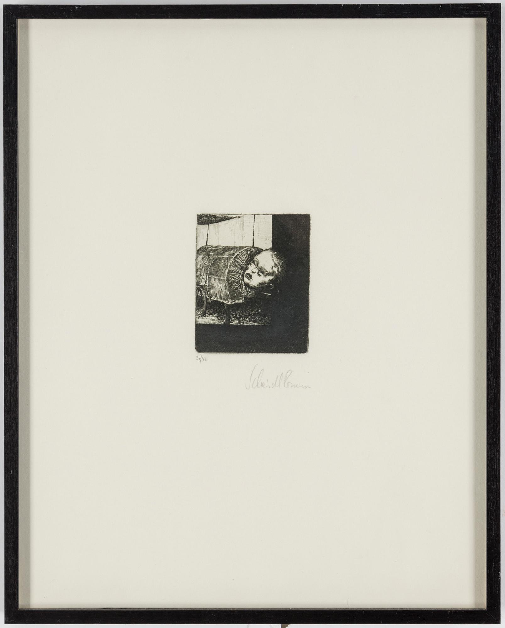 ROMAN SCHEIDL, Etching, signed 37/40.