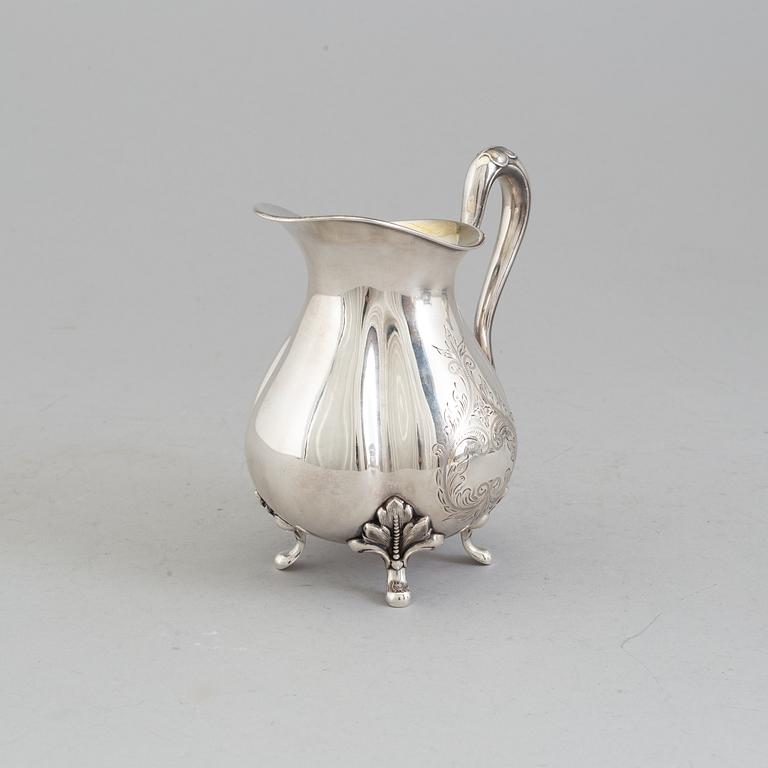 KAFFESERVIS, 3 delar , silver. GAB, Stockholm, 1937.