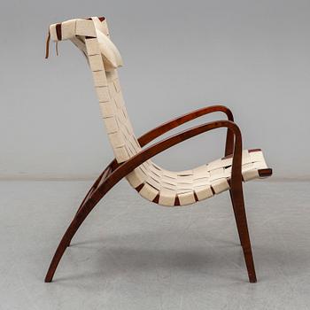 BRUNO MATHSSON, a 'Gräshoppan' easy chair, Mathsson International, 1992.