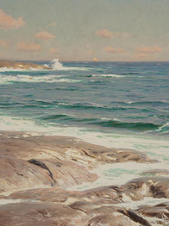 Johan Krouthén, Cliffs by the sea, Marstrand.