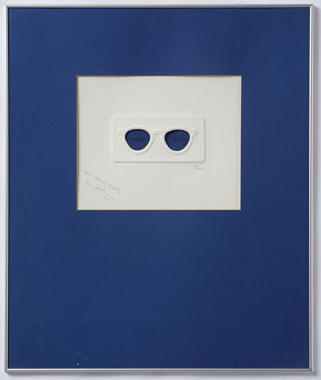 Jasper Johns, "The Critic sees" ur "Ten from Leo Castelli".