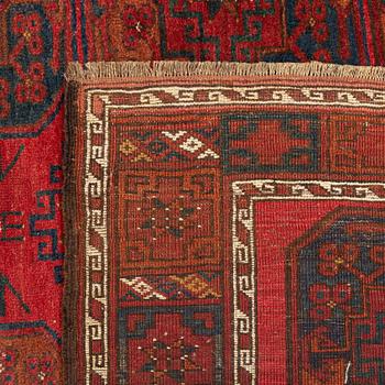 An Antique Ersari carpet, ca 292 x 203 - 226 cm.