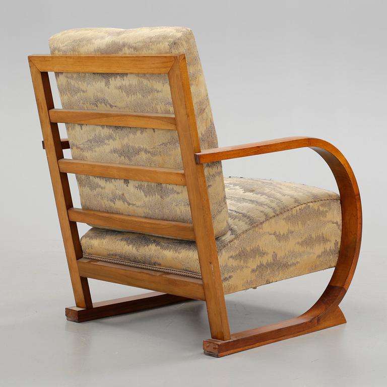 FÅTÖLJ, art deco, 1920/30-tal.