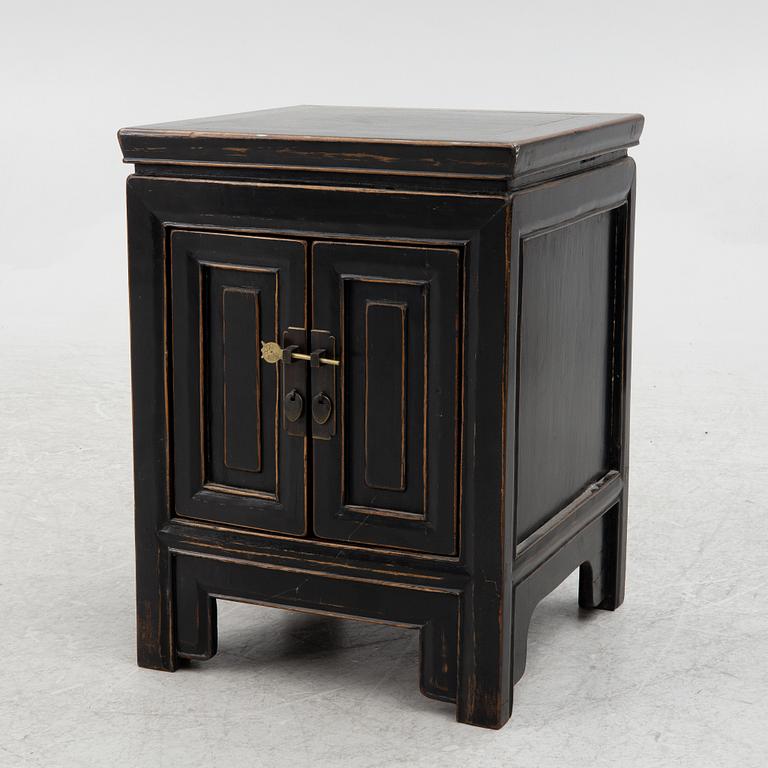 A hardwood side table/bedside table, China, 20th century.