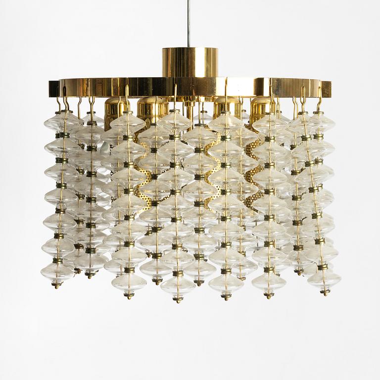 Hans-Agne Jakobsson, an "Estrella" ceiling lamp model T 580, Hans-Agne Jakobsson AB, Markaryd, 1960s-70s.