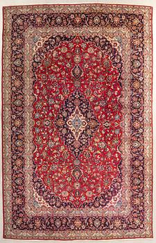 Keshan carpet old/semi-antique approx. 417x295 cm.