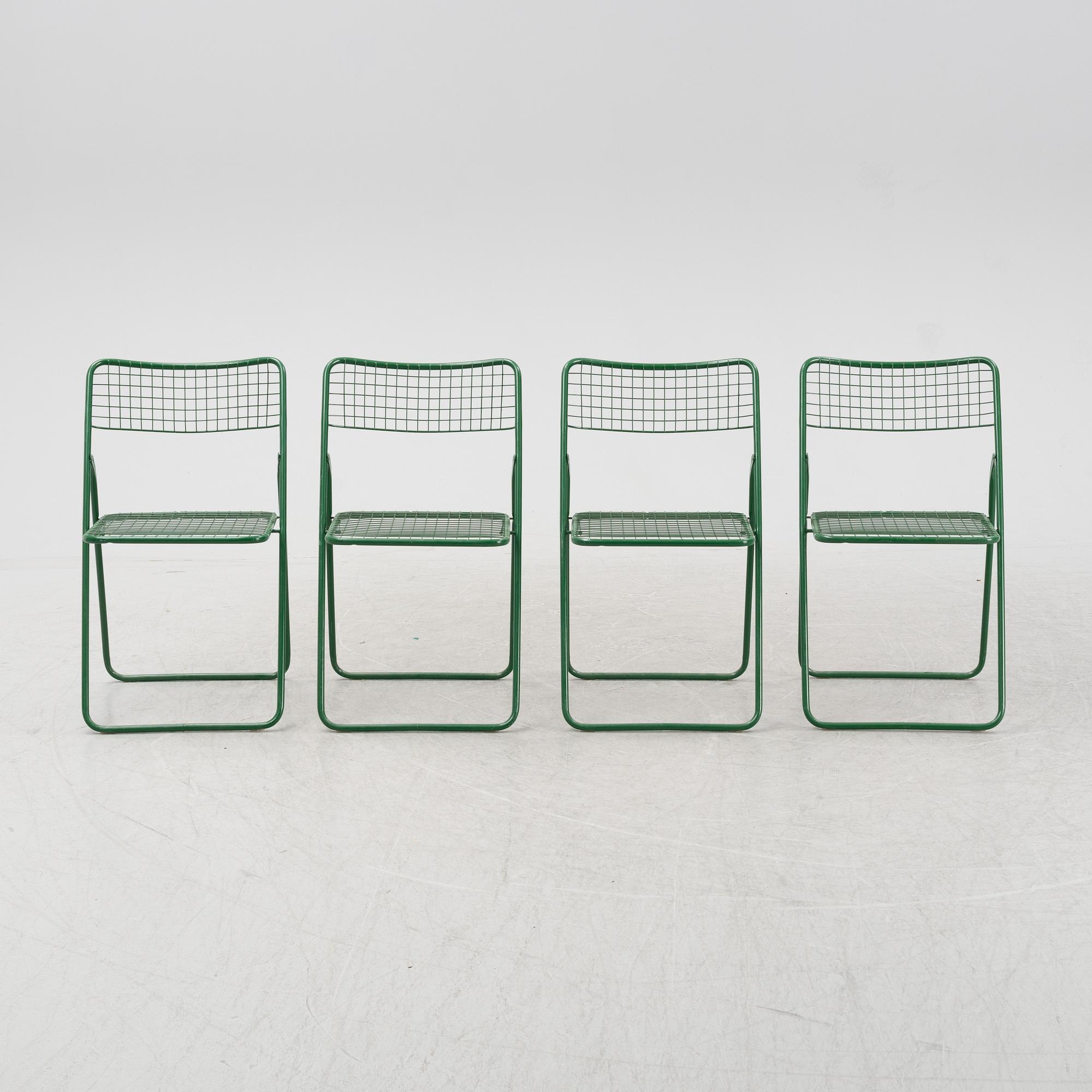 Niels Gammelgaard, a set of four 'Rappend/Ted Net' chairs for IKEA.
