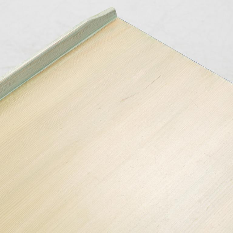 A 'Vita blommorna' cabinet/sideboard, painted by Liselott Malmsten, Firma Carl Malmsten, 1991.