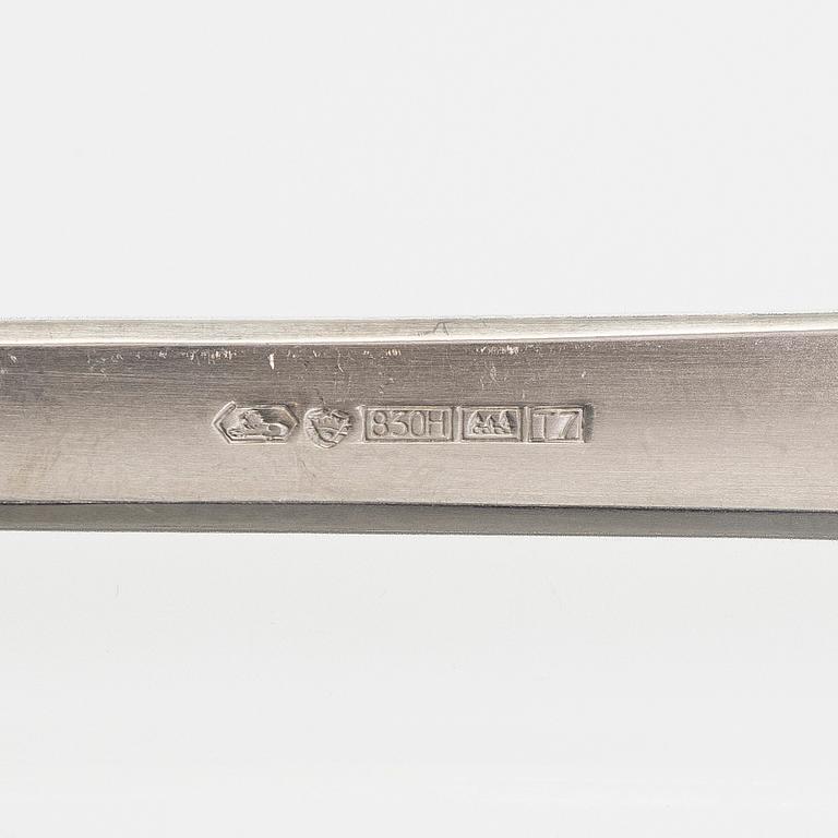 Bestick 12 st, silver, "Jousi", Kultakeskus, Tavastehus 1970-1972.