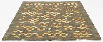 Brita Grahn, a carpet, tapesty weave, approximately 253 x 191 cm, signed BG.