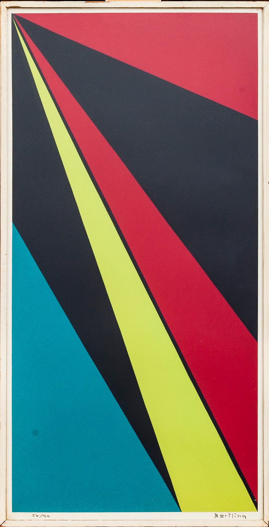 OLLE BAERTLING, färgserigrafi, signerad och numrerad 56/90.