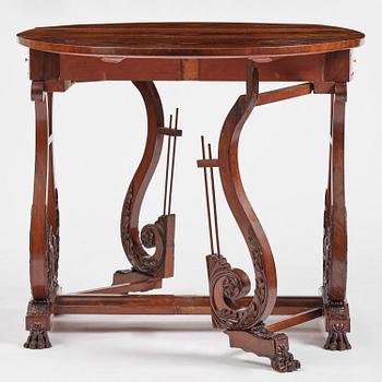 Biblioteksbord, Sverige, 1800-talets första hälft.