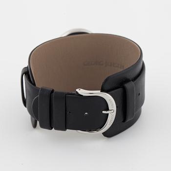 GEORG JENSEN, armbandsur, "Vivianna oval", design Vivianna Torun Bülow-Hübe, 32x24 mm.